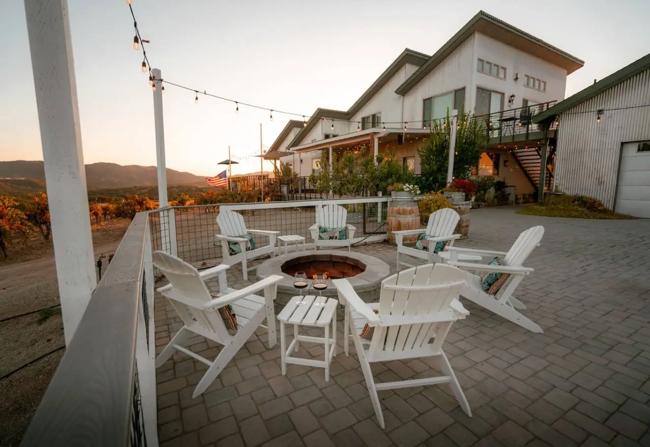The Vineyard House vineyard retreat in Paso Robles featuring vineyard views, spacious outdoor living, and luxury wine country accommodations